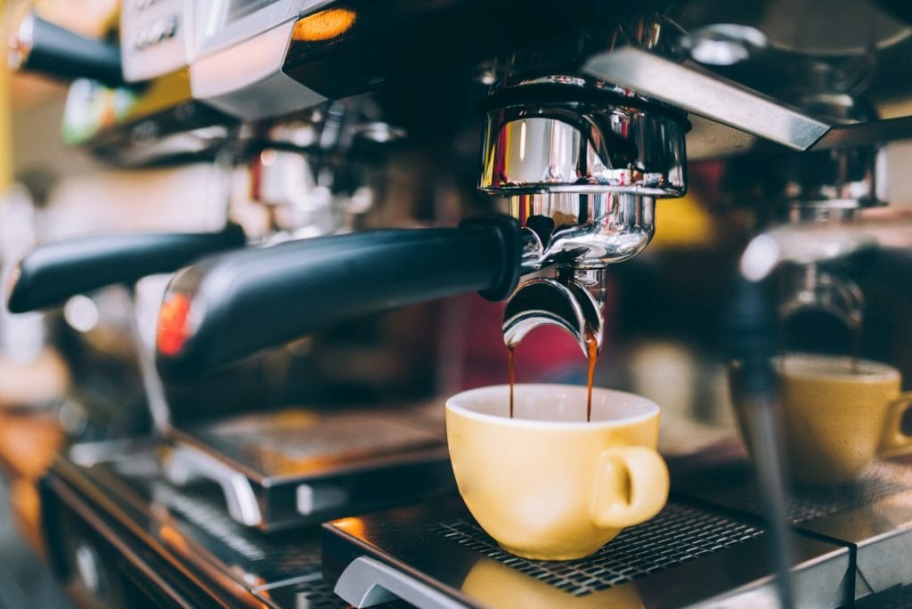 professional brewing coffee bar details 