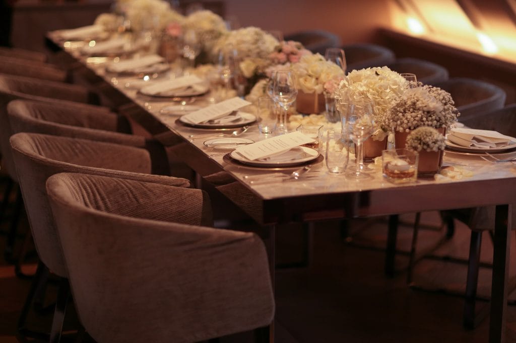 Wedding table decoration