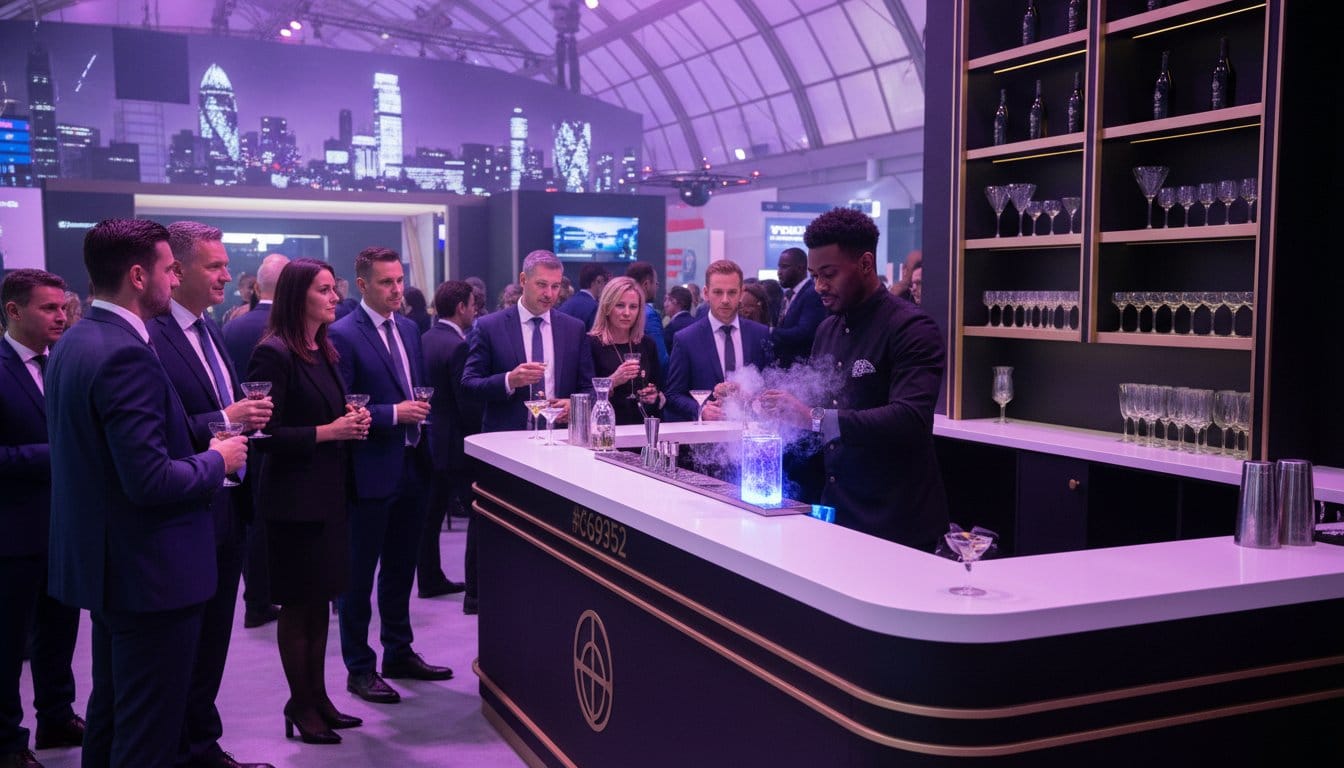 Exhibition Stand Bar Hire: The Ultimate Guide to Trade Show Theatre in 2026