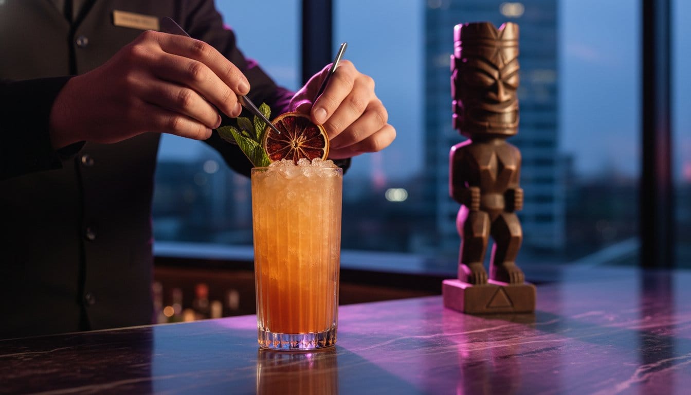The Zombie Beverage: History, Mystery, and the Art of the Tiki Icon