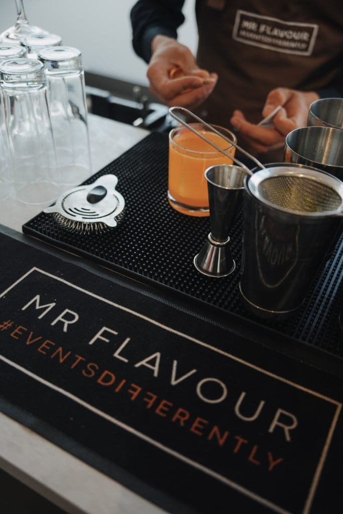 cocktail bar hire package in full flow